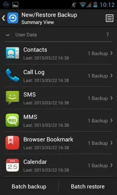 GO Backup android App screenshot 4